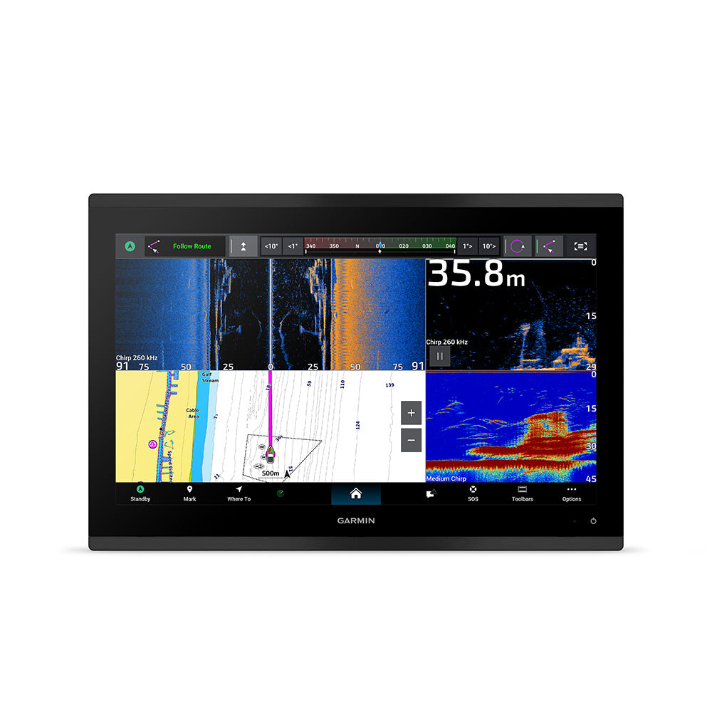 Garmin GPSMAP 9017xsv Premium ChartplotterSonar Combo wWorldwide Basemap 0100317702