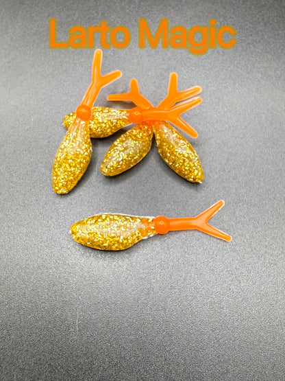 2" Inch Fat Back Shad (12 Pack)