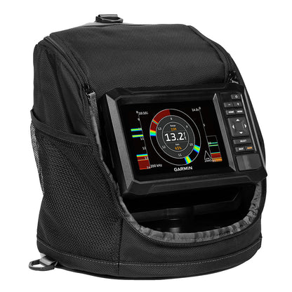 Garmin ECHOMAP UHD2 Keyed 5 cv Ice Fishing Bundle wECHOMAP UHD2 53cv  Dual BeamIF Transducer 0100259035