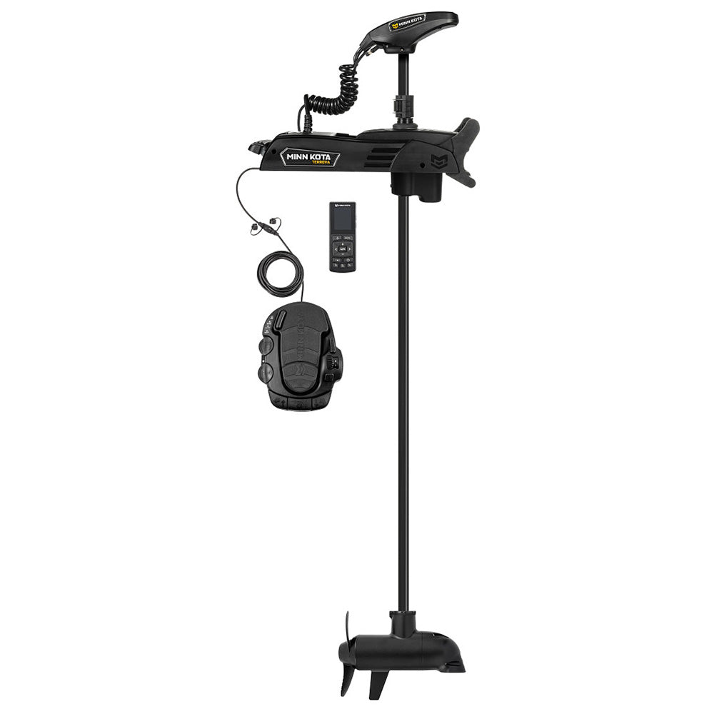 Minn Kota Terrova QUEST 90115 Trolling Motor wWireless Remote  Dual Spectrum CHIRP  2436V  90115LBS  72 1358202