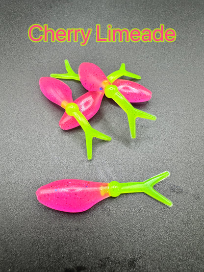 2" Inch Fat Back Shad (12 Pack)