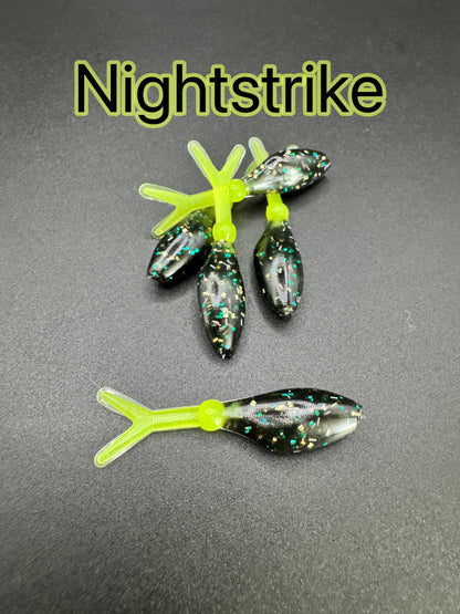 2" Inch Fat Back Shad (12 Pack)