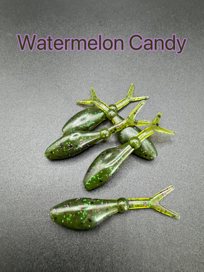 2" Inch Fat Back Shad (12 Pack)