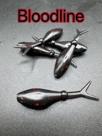 2" Inch Fat Back Shad (12 Pack)