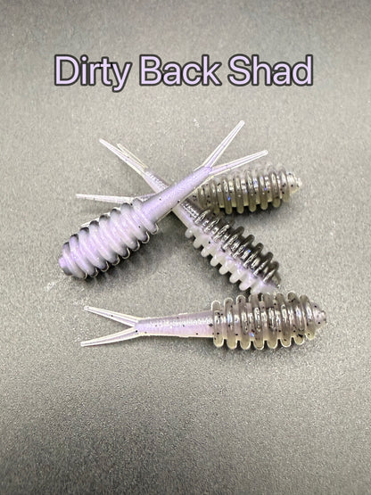 2” Inch Bayou Shad (10 Pack)
